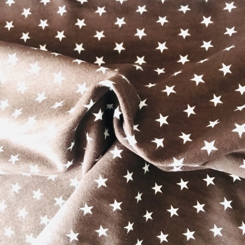 Sweat "Alex" angerauht - Sterne braun